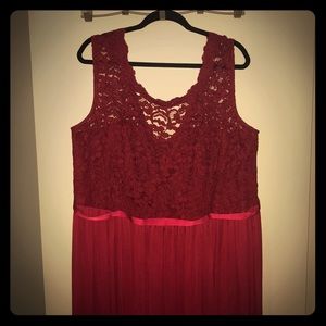 Red Formal Dress sz 24